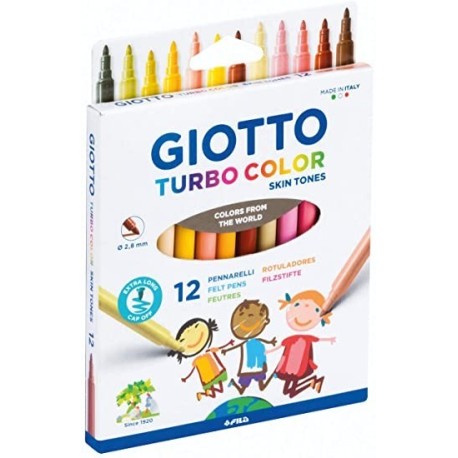 Giotto Turbo Color Skin Tones 12u.