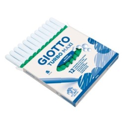 Retolador Giotto Turbo Maxi Color verd clar 12u.