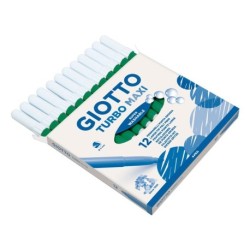 Retolador Giotto Turbo Maxi Color verd fosc 12u.