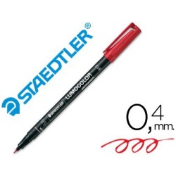 Retolador Staedtler 313-S vermell ø0,4mm.