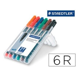 Rotulador Staedtler 317-M Estuche 6u.