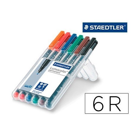 Rotulador Staedtler 317-M Estuche 6u.