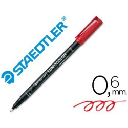 Retolador Staedtler 318-F Vermell