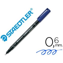 Retolador Staedtler 318-F blau