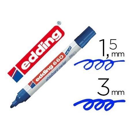 Retolador pizarra blanca Edding 660 blau