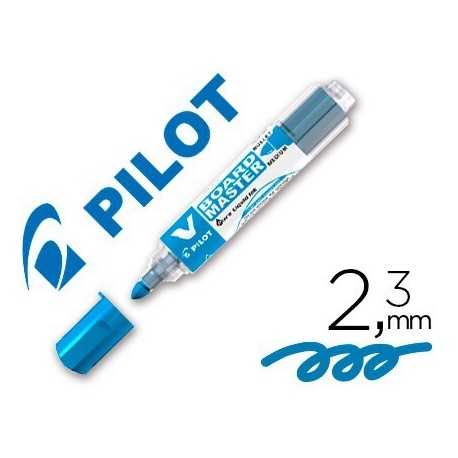 Retolador pissarra blanca Pilot VBoard Master blau