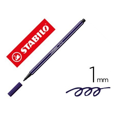 Retolador Stabilo Pen 68 Blau prusia