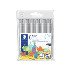 Retolador Staedtler Noris Club 340-8 Gris 6u.