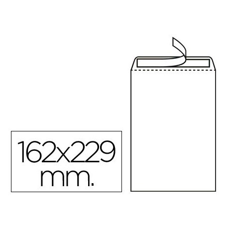 Bosses blanques 162x229mm. Tira silicona 250u.