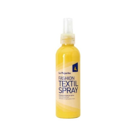 Spray pintura textil La Pajarita Fashion 100ml llimona