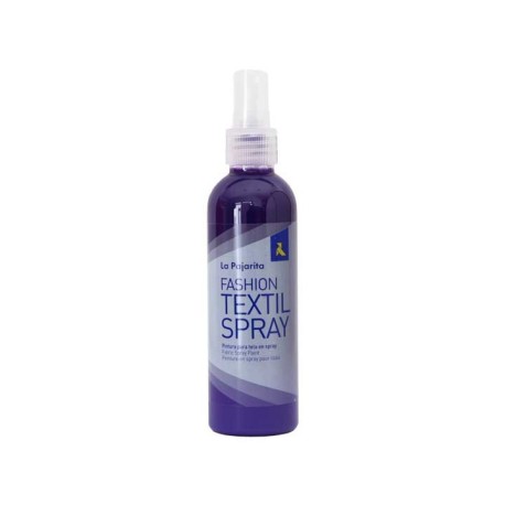 Spray pintura textil La Pajarita Fashion 100ml violeta