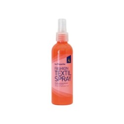 Spray pintura textil La Pajarita Fashion 100ml taronja  fluor