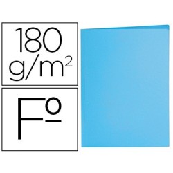 Subcarpeta foli blau pastís 180g. 50u.