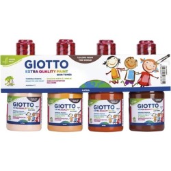 Tempera Giotto Skin tones 250ml. 4u.