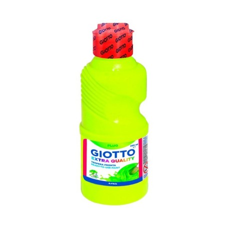 Tempera Giotto Fluo 250ml. Groc