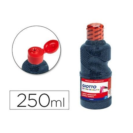 Témpera Giotto Purpurina 250ml. azul oscuro