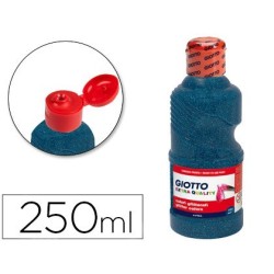 Tempera Giotto Purpurina 250ml. Blau fosc