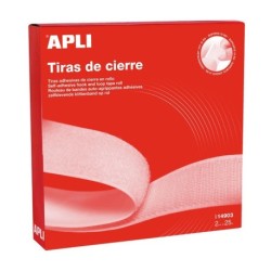 Velcro adhesiu 2cmx25m blanc