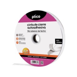 Velcro adhesiu blanc 20mmx25m. femella