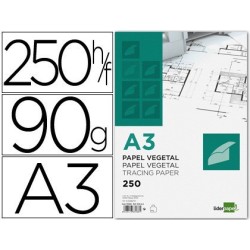 Paper vegetal liderpapel A3 250f