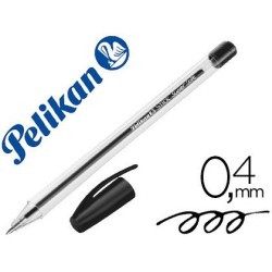 Boligrafo Pelikan stick super soft negro