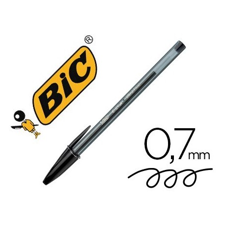 Boligrafo BIC cristal ultrafine negro