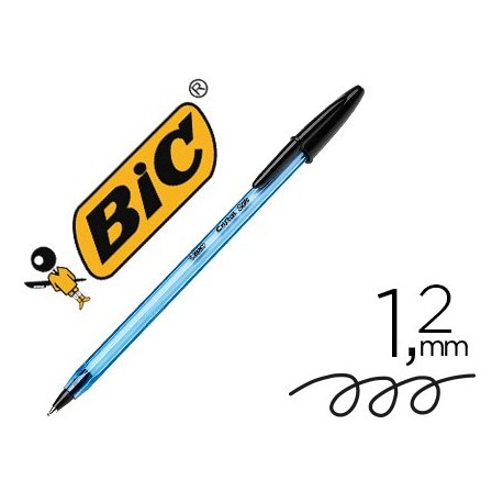 Boligrafo BIC cristal soft negro