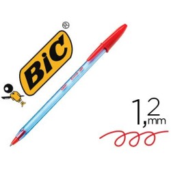 Boligrafo BIC cristal soft rojo