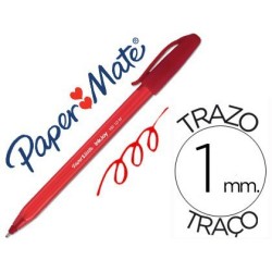 Bolígrafo PaperMate Inkjoy 100 rojo