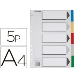 Separador vivo Esselte 5 posiciones A4