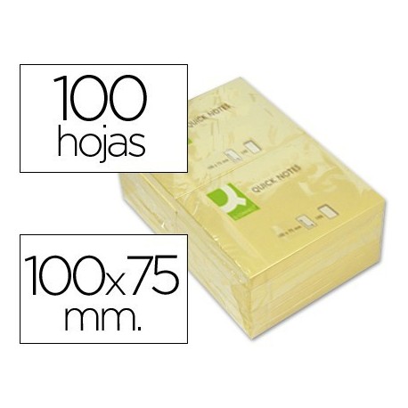 Bloc de notes adhesives posar i treure 75x100mm