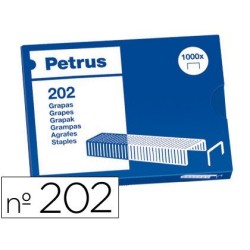 Grapas Petrus 202 galvanizada 1000u.