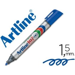 Retolador permanent Artline 107 blau