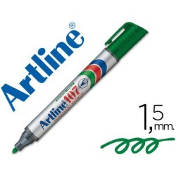 Retolador permanent Artline 107 verd