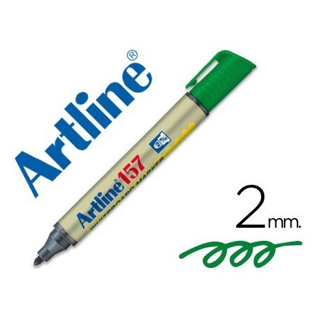 Retolador pissarra Artline EK-157 verd