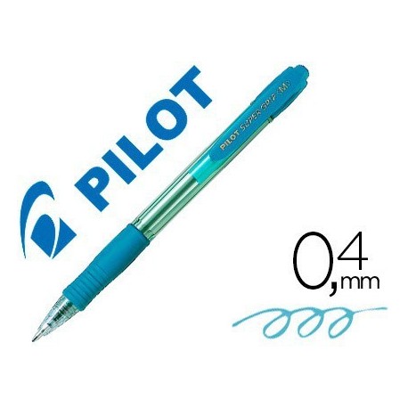 Bolígraf Pilot Supergrip blau clar