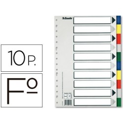 Separador vivo Esselte 10 posiciones folio