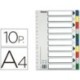 Separador vivo Esselte 10 posiciones A4