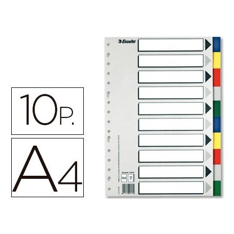 Separador vivo Esselte 10 posiciones A4