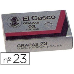 Grapas de alambre galvanizado El casco 23/6 1000u.