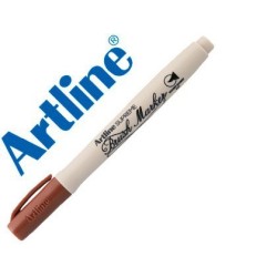 Retolador ArtLine Supreme Brush marró