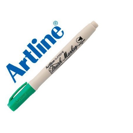 Retolador ArtLine Supreme Brush verd