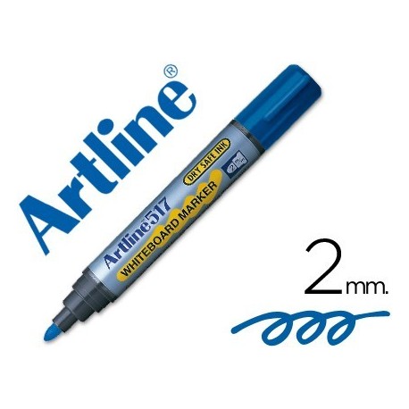 Rotulador Artline pizarra EK-517 azul