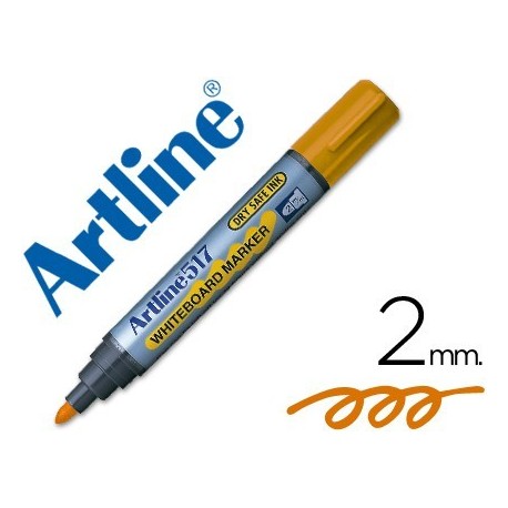 Retolador Artline pissarra EK-517 taronja