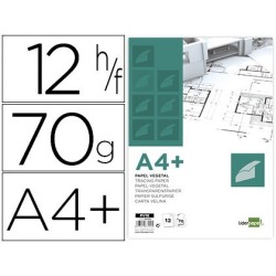 Paper vegetal A4+ 70gr. 12u.