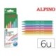 Retolador Alpino standard pastís 6 colors