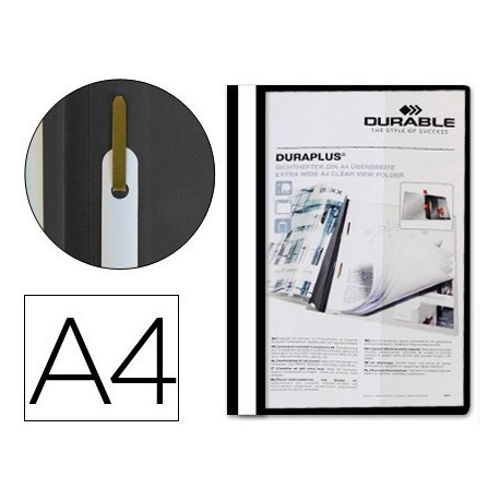 Carpeta dossier fastener Durable A4 Negre