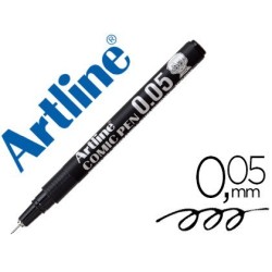 Retolador Artline calibrat micromètric negre còmic pen ek-2805 0,05mm