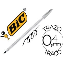 Bolígrafo Bic Cristal Celebrate plata