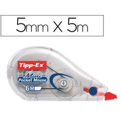 Cinta correctora TiPPex Mini ratolí 5mmx6m